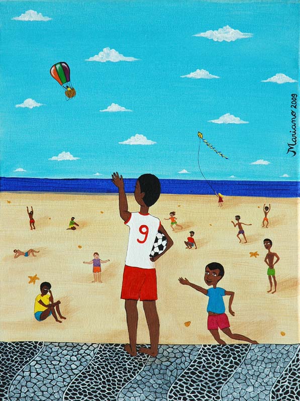 Passe a bola - 40x30