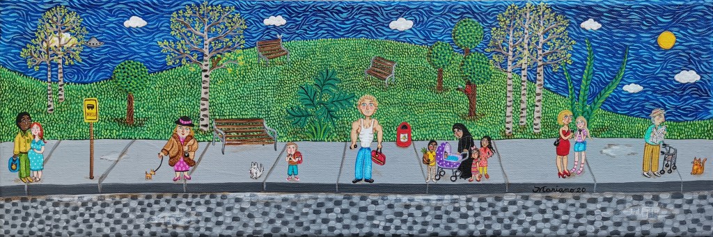 Bus stop 
2020
20x80
450€