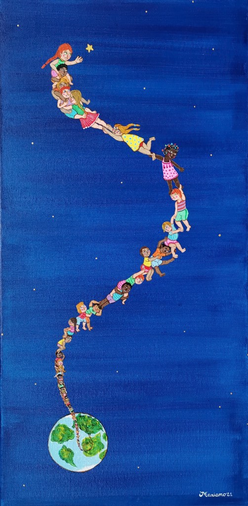 Together we reach the stars
2021
30x60
450€
