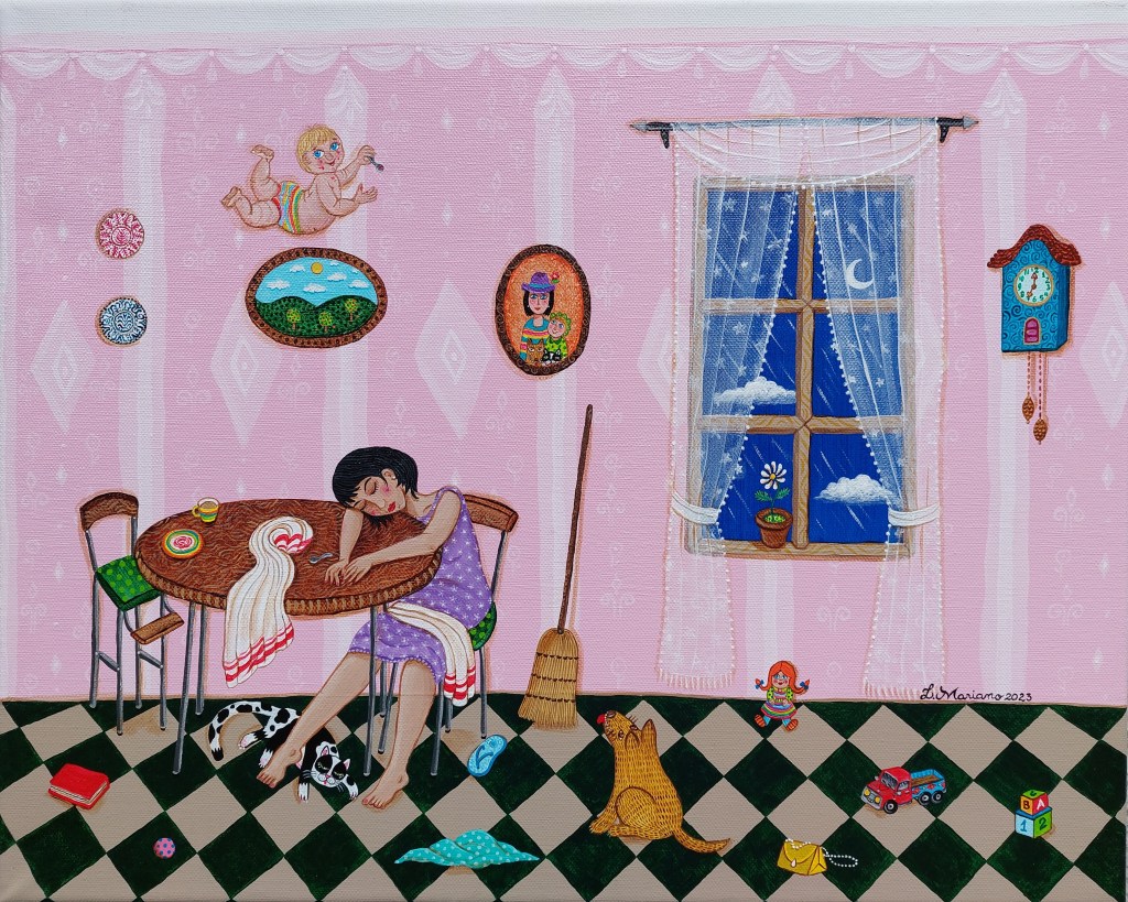 When mamma is tired
2023
40x50
600€