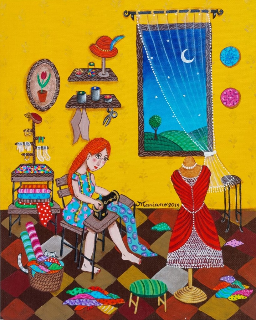 Red dress
2019
24x30
400€